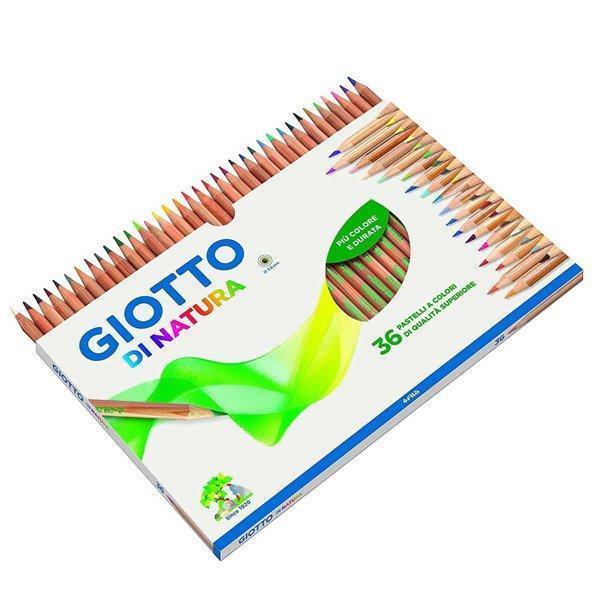 Giotto di Natura Pastelli colorati assortiti in astuccio da 36 pz