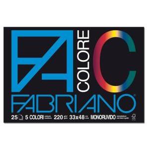 Colore 5pz album da disegno dimensioni 24x33 cm 25 fogli da 220 gr/mq