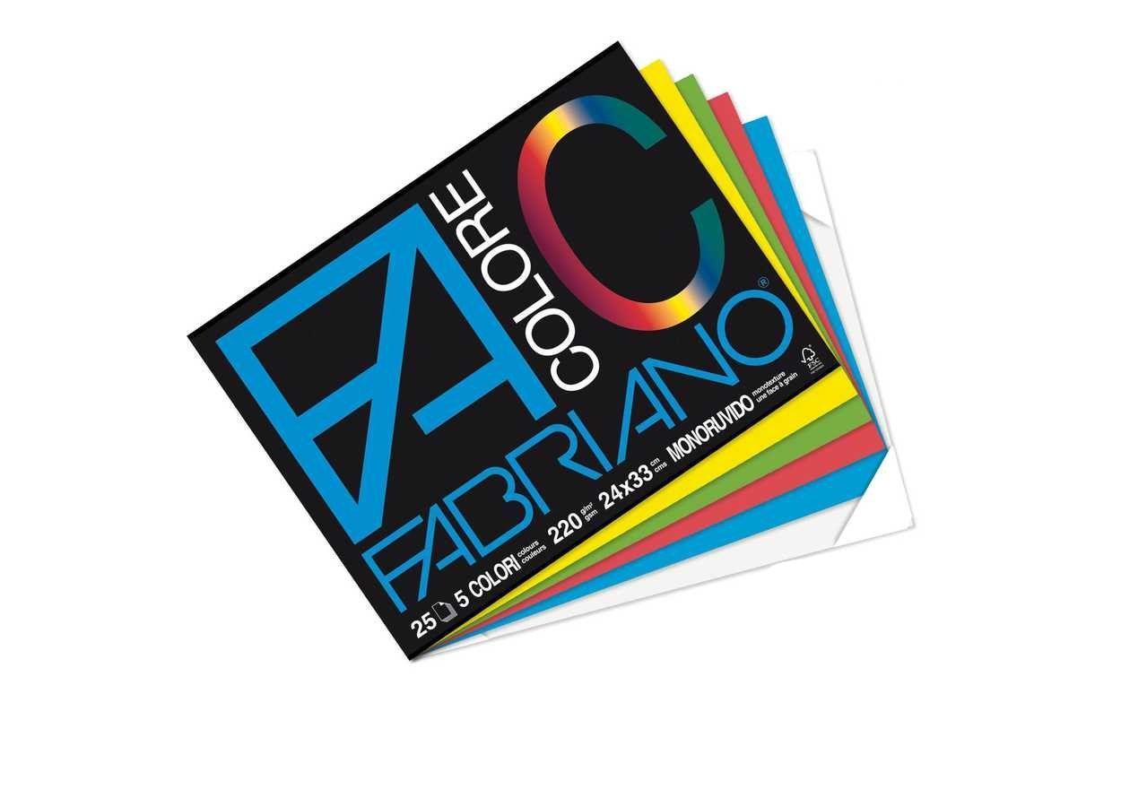 fabriano fabriano colore 5pz album da disegno dimensioni 24x33 cm 25 fogli da 220 gr/mq - foto 2 fabriano fabriano colore 5pz album da disegno dimensioni 24x33 cm 25 fogli da 220 gr/mq - foto 2