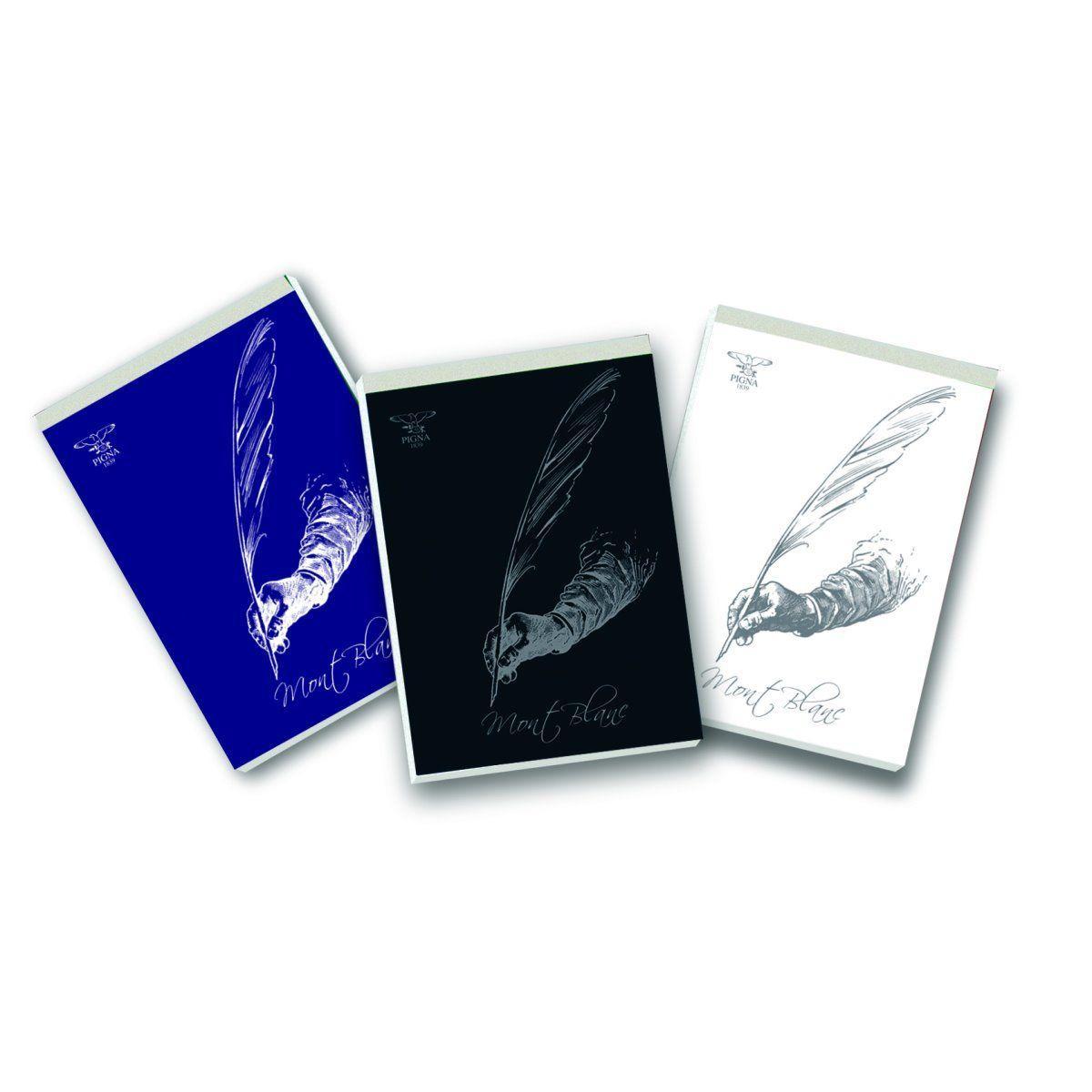 mont blanc mont blanc blocchi notes quadretti 5 mm formato a6 10x15 cm 70fg 60 gr/mq - foto 2