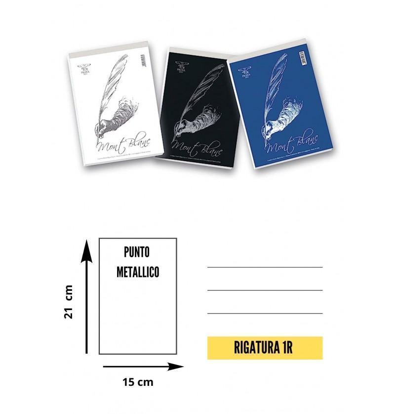 mont blanc mont blanc blocchi notes conf. 10 pz 1rigo formato a5 15x21 cm 70fg 60 gr/mq - foto 1 mont blanc mont blanc blocchi notes conf. 10 pz 1rigo formato a5 15x21 cm 70fg 60 gr/mq - foto 1