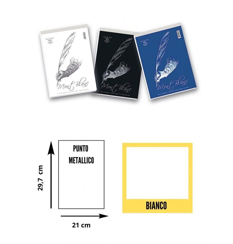 mont blanc mont blanc blocchi notes bianco senza rigatura formato a4 21x29,7 cm 70fg 60 gr/mq - foto 1