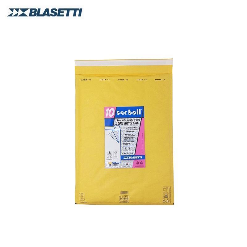 blasetti blasetti 718 k buste postali imbottite con chiusura autoadesiva dimensioni 37x55 cm (34x48 cm) in confezione da 10 pz - foto 1