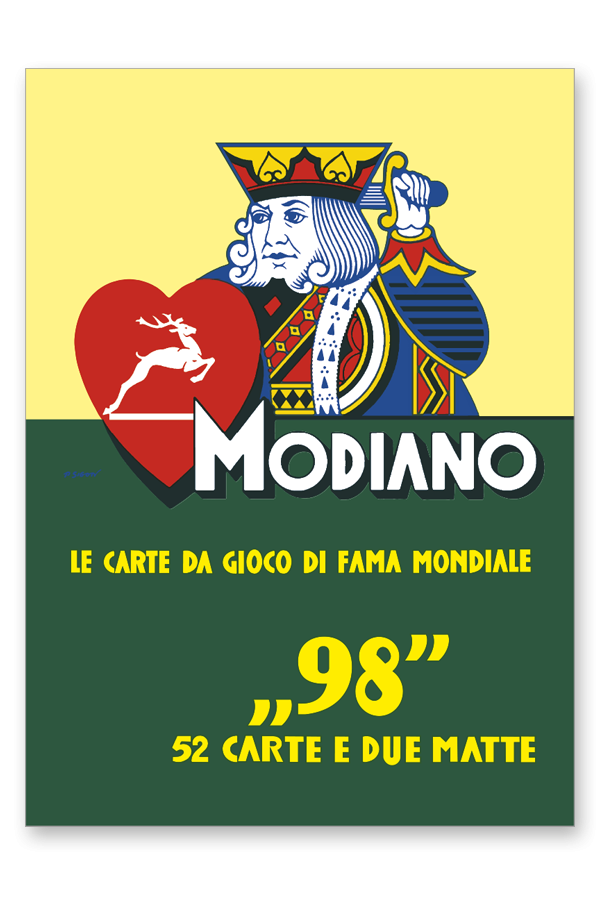 modiano modiano poker carte da gioco blu - foto 1