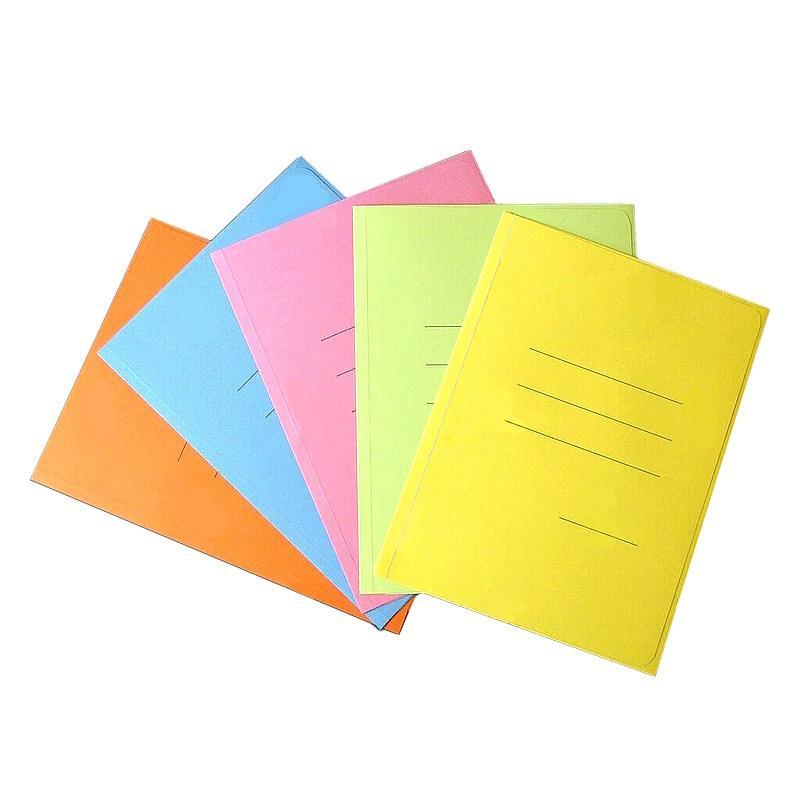 blasetti blasetti cartelline zaffiro 3 lembi confezione da 50 pz. colori assortiti con rigature esterne - foto 2