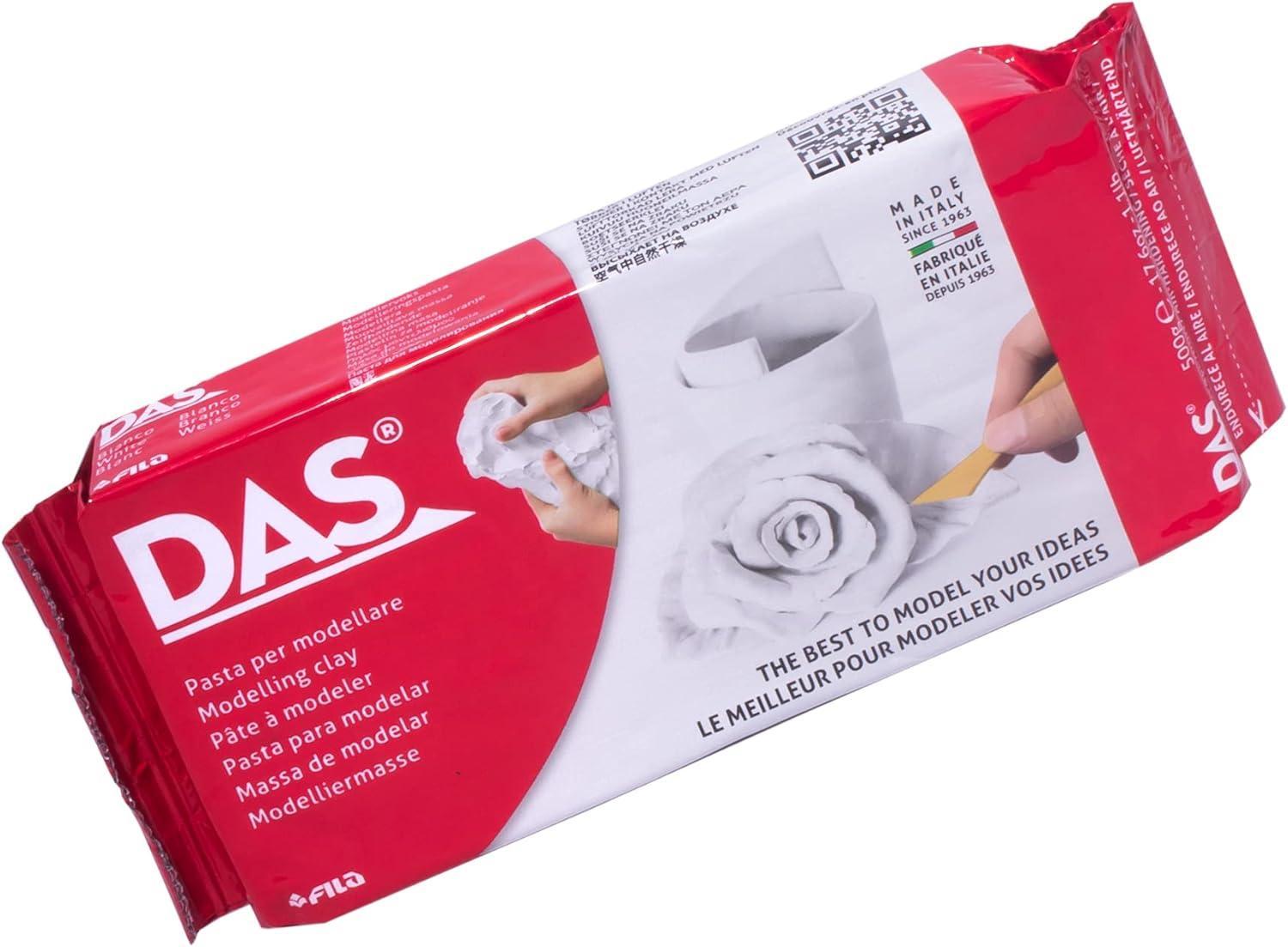 das das pasta da modellare da 500 g colore bianco - foto 1