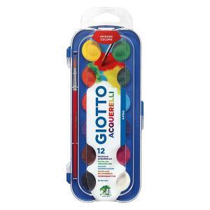 Acquerelli in confezione da 12 colori assortiti