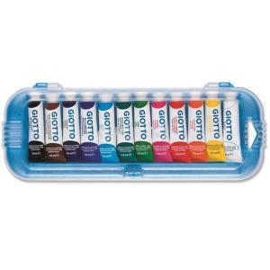 Colori a tempera extra fine t3 in tubetti da 7,5 ml confezione da 12 pz. in colori assortiti