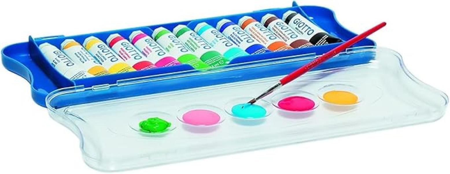 giotto giotto 5 confezioni colori a tempera extra fine t4 in tubetti da 12 ml 12 pz. in colori assortiti - foto 3 giotto giotto 5 confezioni colori a tempera extra fine t4 in tubetti da 12 ml 12 pz. in colori assortiti - foto 3