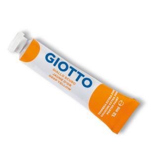 6pz colore a tempera t4 extra fine in tubetto da 12ml colore giallo scuro n° 04