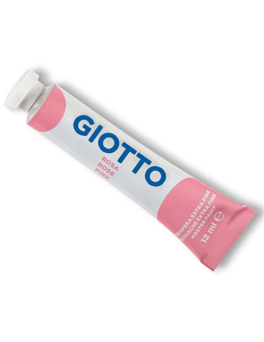 giotto giotto 6pz colore a tempera t4 extra fine in tubetto da 12ml colore rosa n° 06 - foto 1 giotto giotto 6pz colore a tempera t4 extra fine in tubetto da 12ml colore rosa n° 06 - foto 1