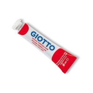 6pz colore a tempera t4 extra fine in tubetto da 12ml colore rosso vermiglione n° 07