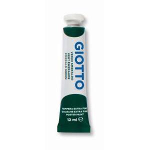 Colore a tempera t4 extra fine in tubetto da 12ml colore verde smeraldo n°14