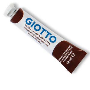 Colore a tempera t4 extra fine in tubetto da 12ml colore terra di siena bruciata n°22