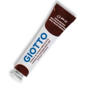 Colore a tempera t7 extra fine in tubetto da 21ml colore terra di siena bruciata n°22