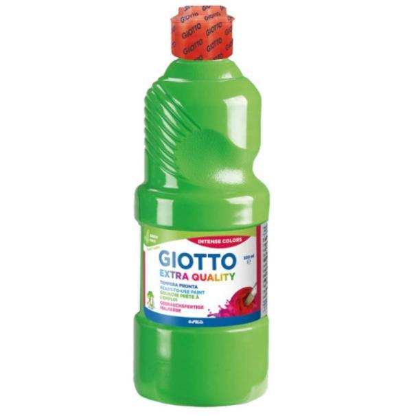 giotto giotto tempera pronta in flacone da 500 ml colore verde cinabro n° 11 - foto 1