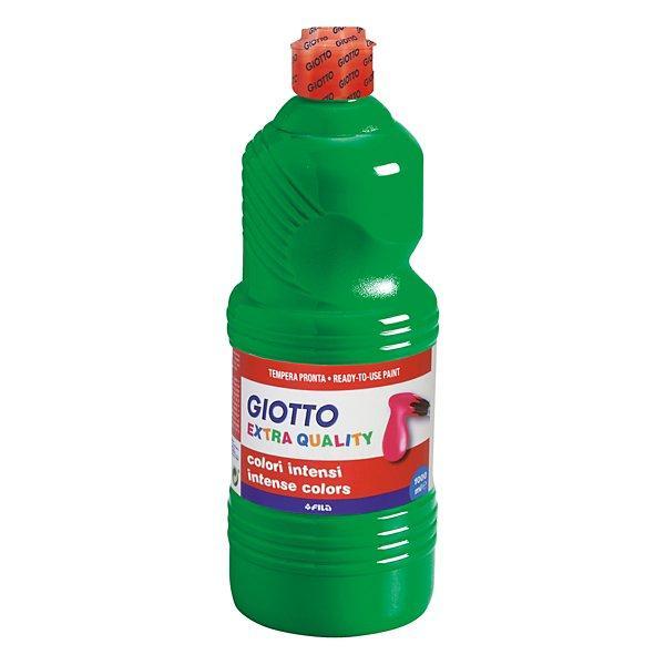giotto giotto tempera pronta in flacone da 500 ml colore verde n° 12 - foto 1