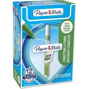 Np10 correttore a penna liquid paper 12pz da 7 ml