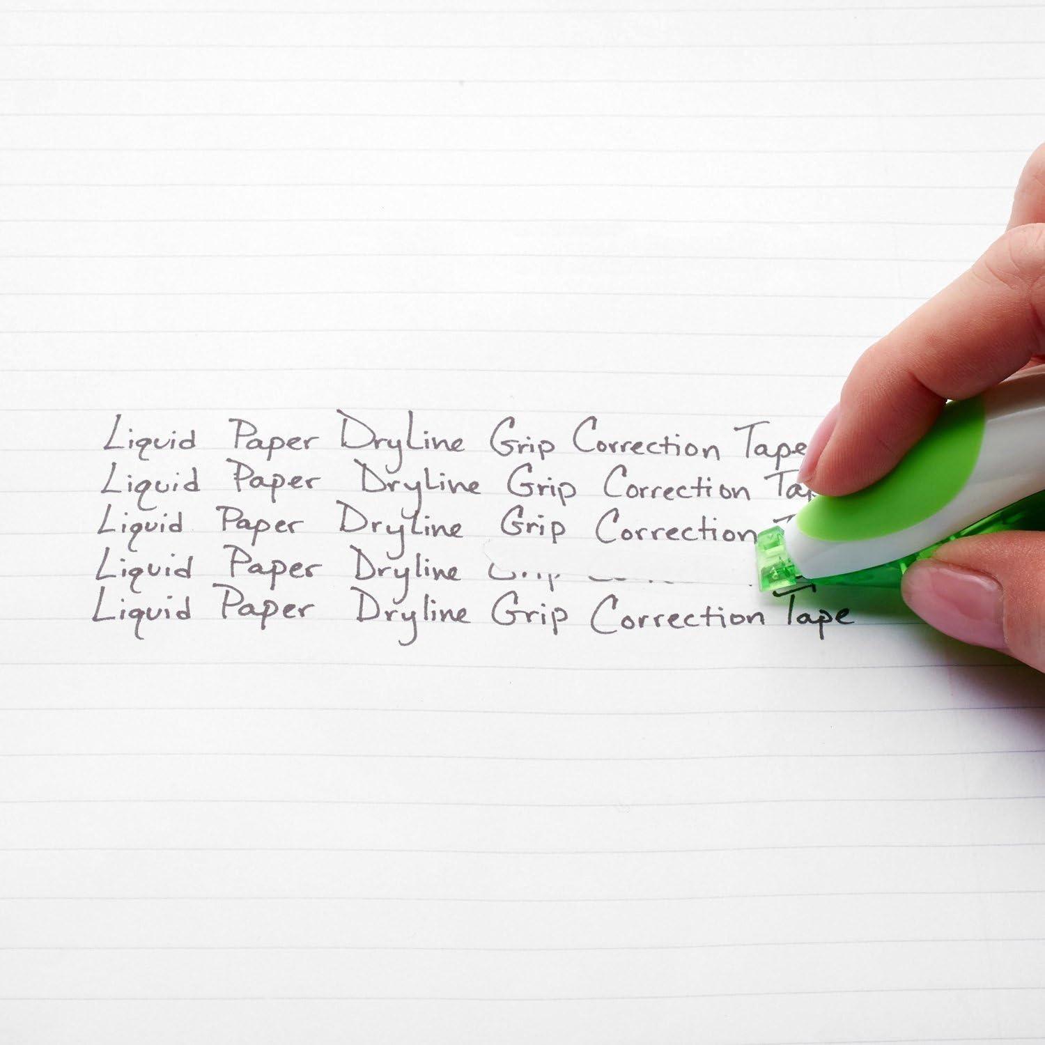 paper mate paper mate 12pz dryline grip liquid paper correttore a nastro colori assortiti - foto 3 paper mate paper mate 12pz dryline grip liquid paper correttore a nastro colori assortiti - foto 3