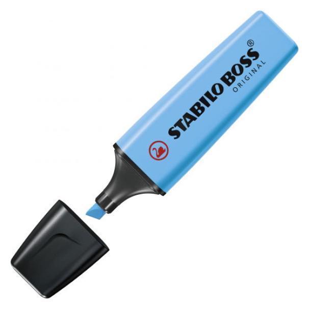 stabilo stabilo boss original evidenziatore colore blu 31 confezione da 10 pz - foto 2