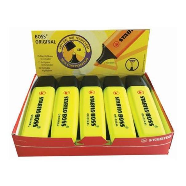stabilo stabilo boss original evidenziatore colore giallo 24 confezione da 10 pz - foto 1 stabilo stabilo boss original evidenziatore colore giallo 24 confezione da 10 pz - foto 1