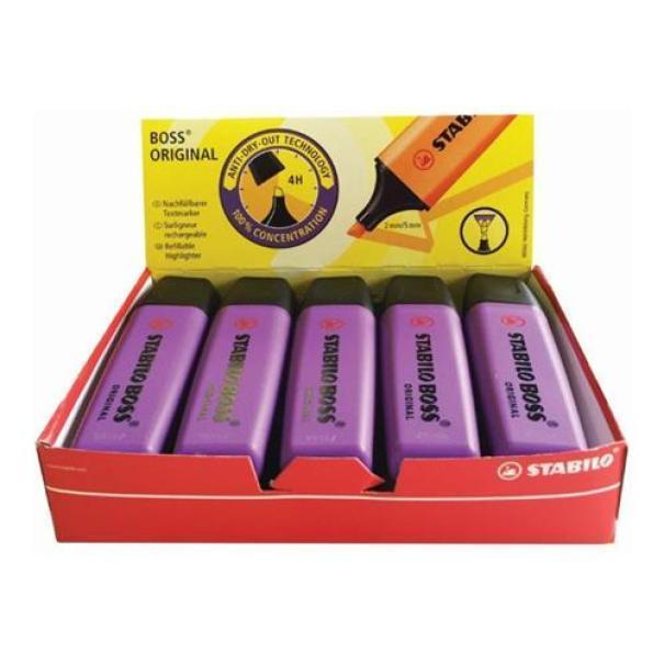 stabilo stabilo boss original evidenziatore colore lavanda 55 confezione da 10pz - foto 1 stabilo stabilo boss original evidenziatore colore lavanda 55 confezione da 10pz - foto 1