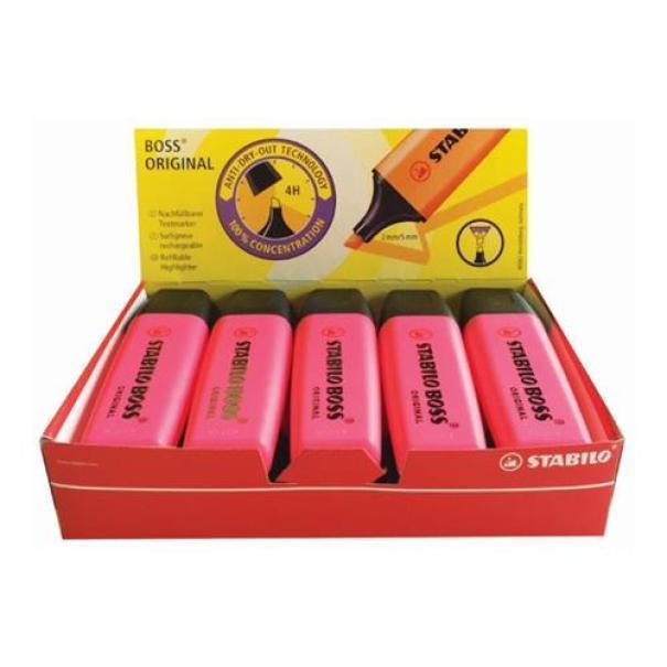 stabilo stabilo boss original evidenziatore colore rosa 46 confezione da 10 pz - foto 1 stabilo stabilo boss original evidenziatore colore rosa 46 confezione da 10 pz - foto 1