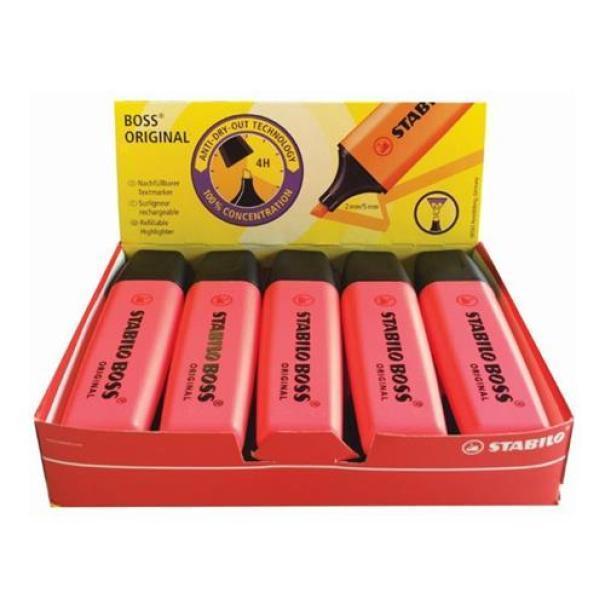 stabilo stabilo boss original evidenziatore colore rosso 40 confezione da 10 pz - foto 1 stabilo stabilo boss original evidenziatore colore rosso 40 confezione da 10 pz - foto 1