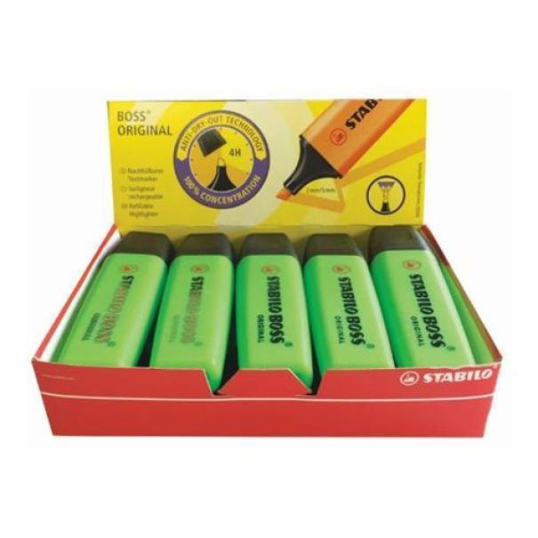 stabilo stabilo boss original evidenziatore colore verde 33 confezione da 10 pz - foto 1 stabilo stabilo boss original evidenziatore colore verde 33 confezione da 10 pz - foto 1