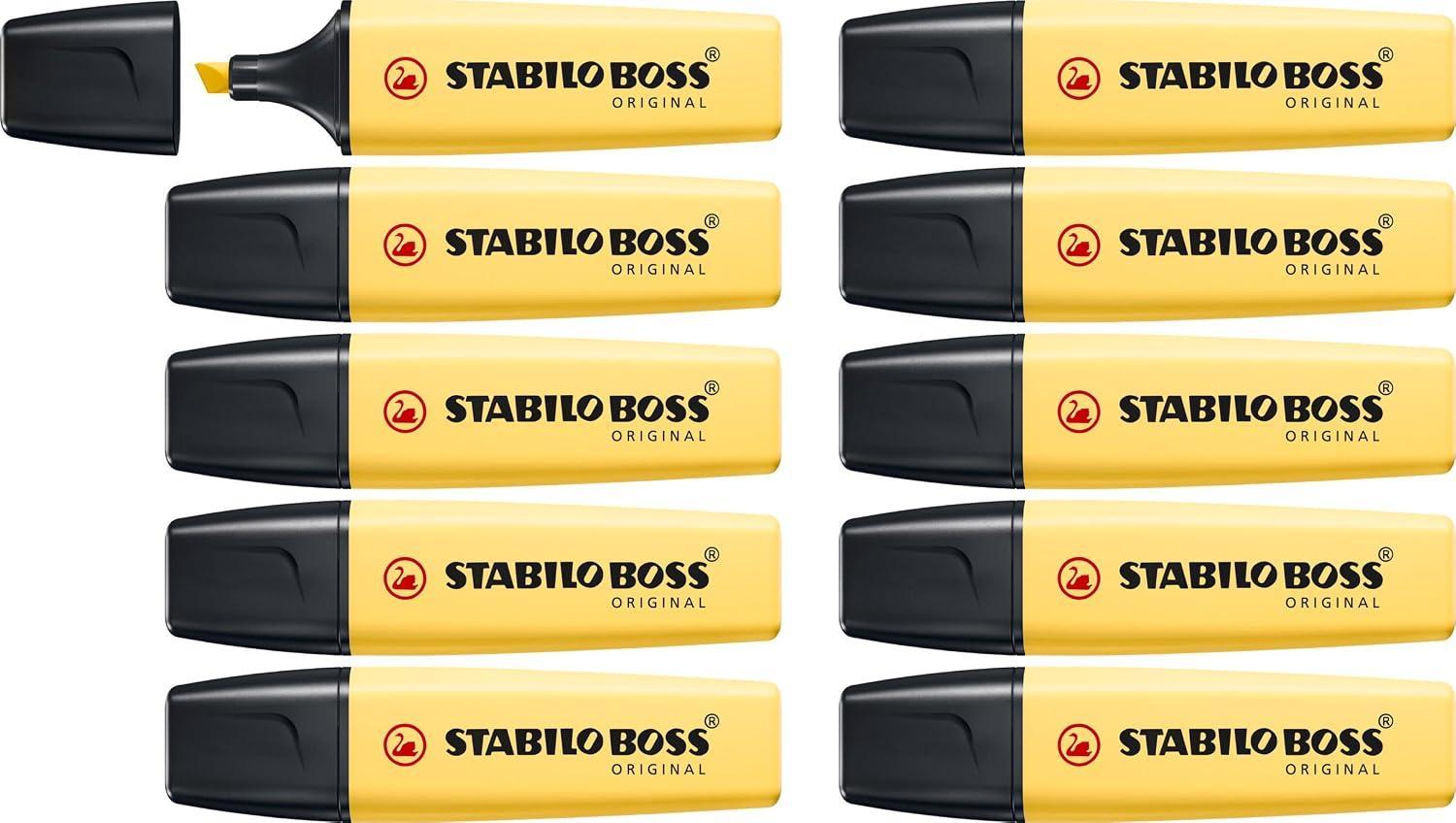 stabilo stabilo boss original pastel 10pz evidenziatore colore giallo banana 144 - foto 1 stabilo stabilo boss original pastel 10pz evidenziatore colore giallo banana 144 - foto 1