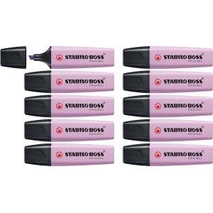 Boss original pastel 10pz evidenziatore colore glicine 155