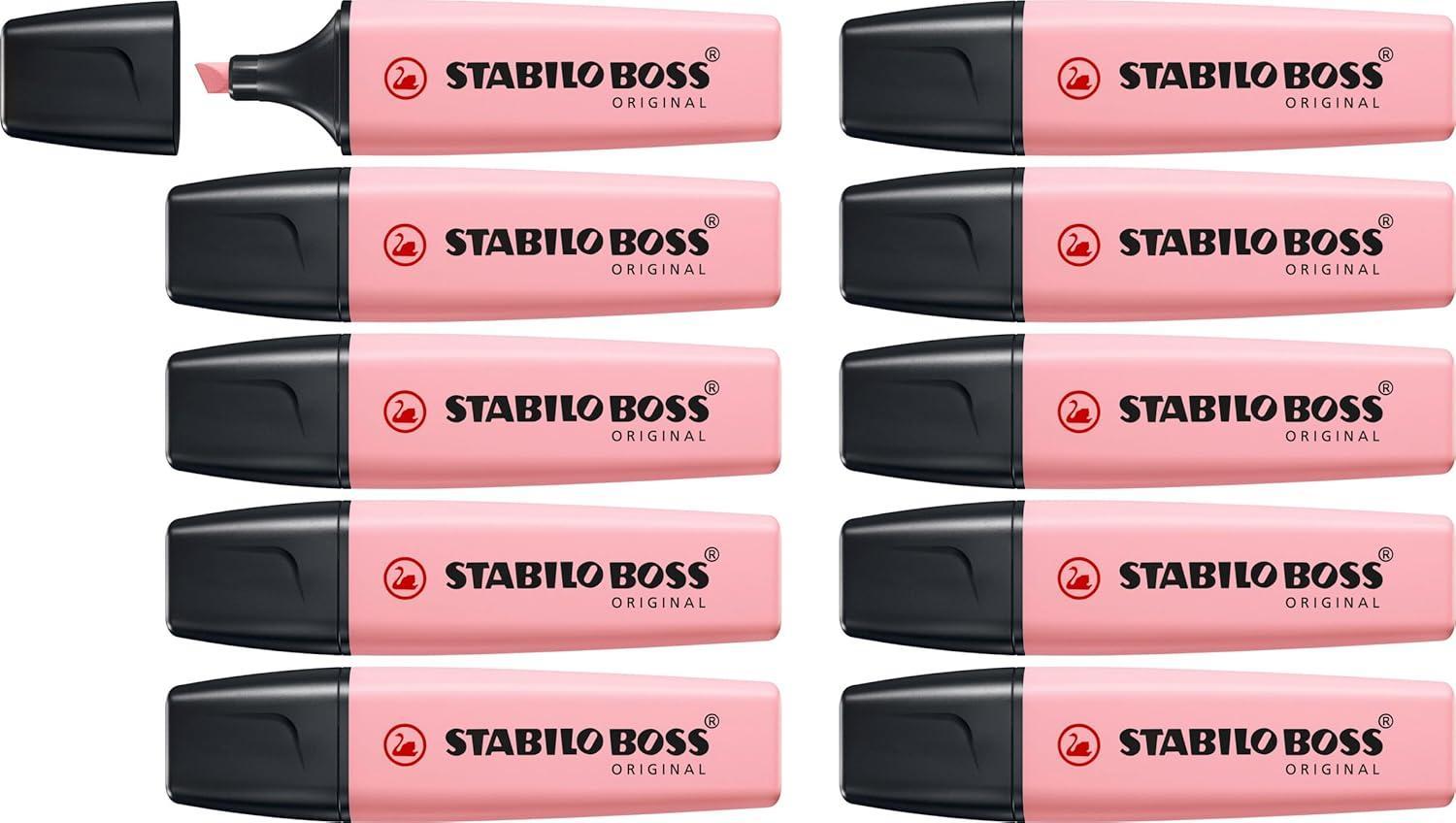 stabilo stabilo boss original pastel 10pz evidenziatore colore rosa antico 129 - foto 1 stabilo stabilo boss original pastel 10pz evidenziatore colore rosa antico 129 - foto 1