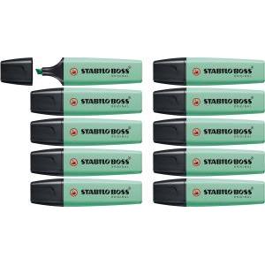 Boss original pastel 10pz evidenziatore colore verde menta 116