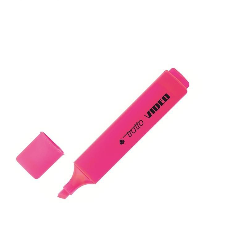 tratto tratto video evidenziatore 12pz colore fuxia - foto 1 tratto tratto video evidenziatore 12pz colore fuxia - foto 1