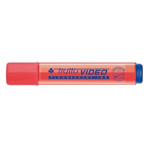 tratto tratto video evidenziatore colore sunrise corallo - foto 1