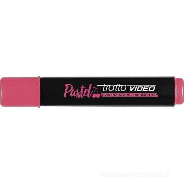 tratto tratto video pastel evidenziatore colore rosso ciliegia - foto 2