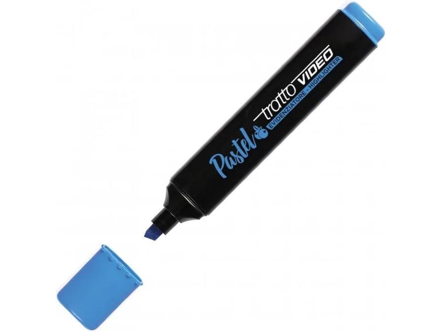 tratto tratto video pastel evidenziatore colore azzurro mirtillo - foto 1