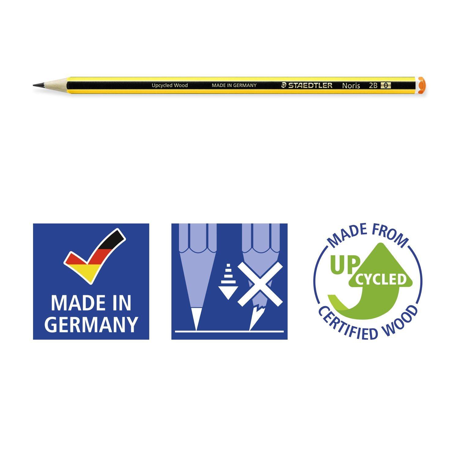 staedtler staedtler noris 120 matita in grafite gradazione 2b-0 - foto 2