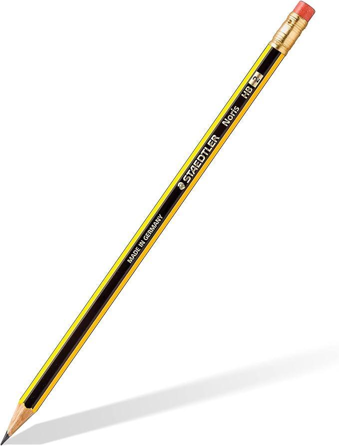 staedtler staedtler noris 122 matita in grafite hb-2 con gomma - foto 1