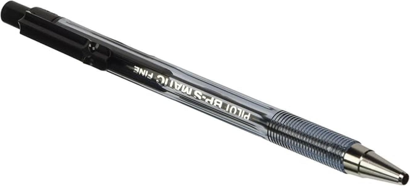 pilot pilot bps matic fine 12 pz penna a sfera a scatto colore nero con punta da 0,7 mm - foto 1 pilot pilot bps matic fine 12 pz penna a sfera a scatto colore nero con punta da 0,7 mm - foto 1
