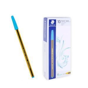 Noris stick 434 penna a sfera colore azzurro confezione da 10 pz