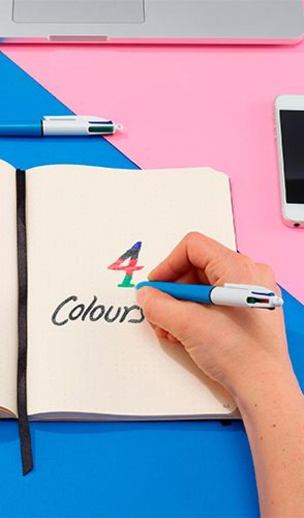 bic bic 4 colori cf.12pz penna a sfera a scatto contenente 4 colori rosso nero blu e verde con punta da 1,0 mm - foto 3 bic bic 4 colori cf.12pz penna a sfera a scatto contenente 4 colori rosso nero blu e verde con punta da 1,0 mm - foto 3