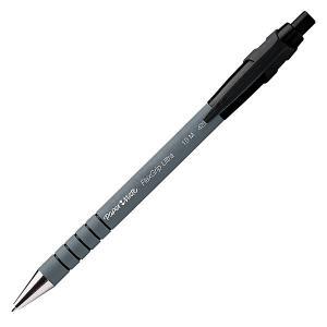Flexgrip ultra penna a sfera a scatto colore nero, punta media da 1,0 mm