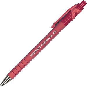 Flexgrip ultra penna a sfera a scatto colore rosso, punta media da 1,0 mm