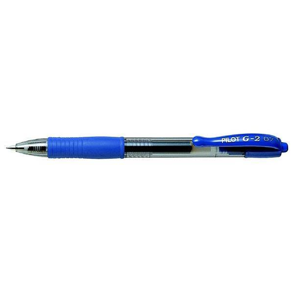 pilot pilot g 2 penna a sfera gel a scatto ricaricabile colore blu punta da 0,7 mm - foto 2