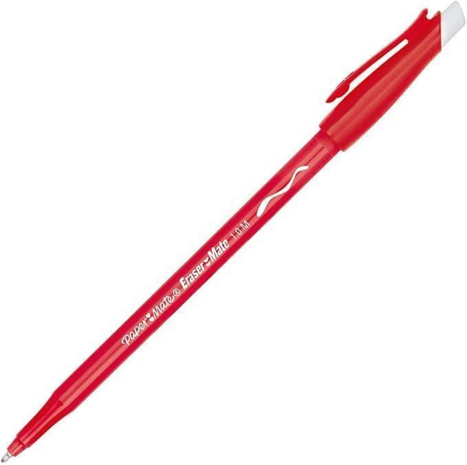 paper mate paper mate replay 12 pz penna a sfera cancellabile colore rosso - foto 2 paper mate paper mate replay 12 pz penna a sfera cancellabile colore rosso - foto 2