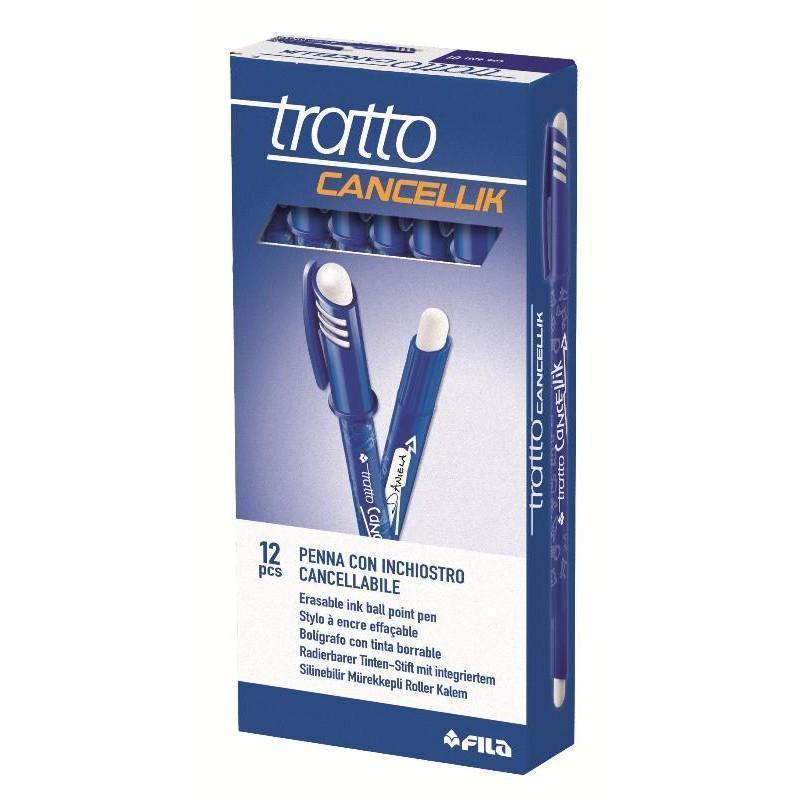 tratto tratto cancellik 12 pz penna a sfera cancellabile con tratto da 0,4 mm colore blu - foto 1 tratto tratto cancellik 12 pz penna a sfera cancellabile con tratto da 0,4 mm colore blu - foto 1