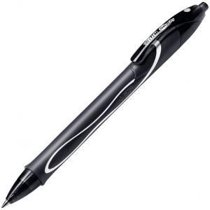 Gel ocity quick dry penna a scatto nera con punta 0,7 mm