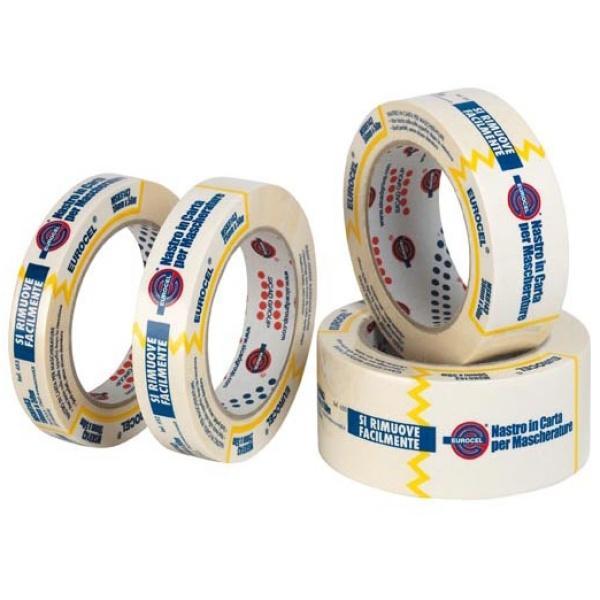 eurocel eurocel nastro carta adesivo msk per mascherature mm 50 x 50 mt - foto 2