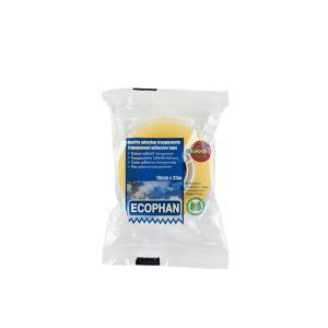 Nastro adesivo ecophan conf. da 8 pz mm 19 x 33 mt trasparente